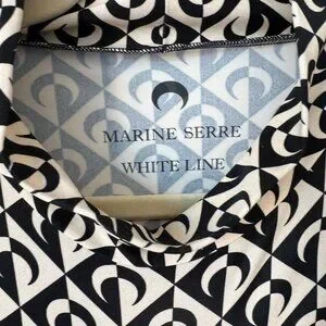 MARINE SERRE WHITE LINE Ｓ/M Lines • Marine Serre